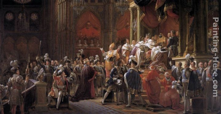 Francois Gerard The Coronation of Charles X